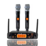 Wireless Microphone System 2 Channel Pro Uhf Audio Handheld For Ktv Karaoke. Fixed Price $98.75.