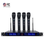 Sound Town Channels Uhf Wireless Mountable Metal Microphone Handheld NESO-F4HH. Fixed Price $175.99.