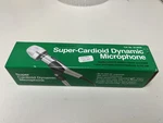 Vtg Realistic Super Cardioid Dynamic Microphone 33-992B 6 1/2' Cable Nib 2/27/25. Fixed Price $24.00.