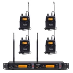 Wireless In Ear Monitor System 4 Receivers Pro Audio Uhf 2 Channel Stage Studio. Fixed Price $218.00.