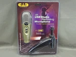 Cad U37 Usb Large Diaphragm Cardioid Condenser Microphone With Cable & Stand. Fixed Price $24.99.