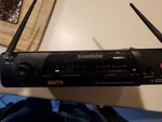 Samson CR77 Uhf Diversity Receiver Ch U2 ( With Adapter And Mic) Powers. Fixed Price $28.00.