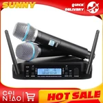 GLXD4 Vocal Dual Channel Wireless Microphone System Uhf Handheld Cordless Shure. Fixed Price $138.55.