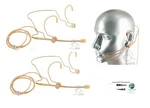 2PCS Tan Beige Gooseneck Boom Headset Microphone For Mipro Peavey Wireless. Fixed Price $172.00.