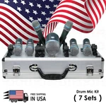 Emb DK9 Drum Set 7 Piece Professional Wired Microphone Kit W/ Mounting. Fixed Price $219.99.