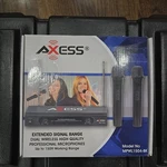 Axess Extended Signal Range Dual Wireless High Quality Professional Microphones. Fixed Price $136.85.