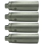 4 Pack Xlr 3 Pin To Rca Mono Female Jack Metal Mic Adapter Plug. Fixed Price $16.74.