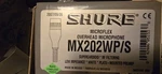 Shure MX202WP/S Supercardioid White Mini-condenser For Overhead Miking.... Fixed Price $122.50.