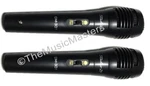 Pair Of Handheld Karaoke Dj Vocal Dynamic Microphones Mics W/ Xlr To 1/4" Cables. Fixed Price $22.49.