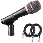 Pro Dynamic Microphone Bundle + 2 Xlr Cables. Fixed Price $184.79.