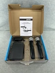 Gemini UHF-02M 2-CHANNEL Wireless Handheld Microphone System 500/950 Mhz S12. Fixed Price $49.99.