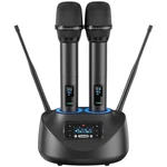 Wireless Microphone System Rechargeable Uhf 260FT Dual Handheld TW790 Gray Tonor. Fixed Price $259.99.