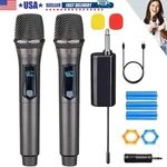 2PCS Wireless Vhf Professional Microphone Handheld System Karaoke W/receiver. Fixed Price $23.49.