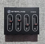 Sterling S104HA Channel Audio Level Controller Tested Working. Fixed Price $44.99.