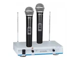 Power Pro Audio PPA-11A Dual Wireless Vhf Handheld Microphones & Receiver New. Fixed Price $79.66.