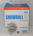 New Logitech Blue Snowball Ice White Plug And Play Usb Microphone Streaming. Fixed Price $29.97.
