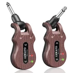 Lekato Wireless Guitar Transmitter Receiver System 5.8GHZ No-interference 100FT. Fixed Price $49.99.