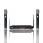 Wireless Microphones System Dynamic 2CHANNEL Handheld Karaoke Uhf. Fixed Price $115.95.