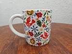 Christmas Holiday Folk Art Design 12 Oz New Unused Mug. Fixed Price $18.00.