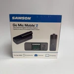 New Samson Go Mic Mobile Two Channel Digital Wireless System SWGMM2. Fixed Price $74.99.