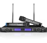 New Technical Pro Dual Headset Vhf High Band Microphone System With Lapel Mics. Fixed Price $119.99.