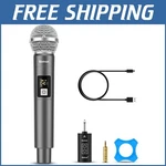 Adjustable Uhf Wireless Microphone System - Ideal For Weddings, Parties, Church. Fixed Price $65.99.