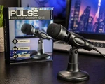 Pulse Desktop Microphone For Podcast Streaming Music 3FT Cable. Fixed Price $22.49.