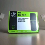Mackie EM-91CU Large-diaphragm Usb Condenser Microphone W/ Shock Mount. Fixed Price $120.00.