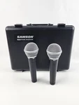 Samson R21 Dynamic Vocal Microphone 2-PACK Mics Hard Case Tested Working W/video. Fixed Price $31.19.