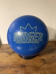 Brunswick Ringer Royal Blue Solid 16 Oz Bowling Ball. Fixed Price $135.00.