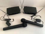 Lot Of Audio-techinca System Wireless Microphone ATW-R900A & ATW-T902A. Fixed Price $129.90.