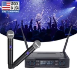 Pro 2 Channel Uhf Wireless Dual Microphone Cordless Handheld System Us Stock. Fixed Price $33.67.