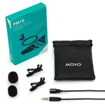 Movo Photo PM10 Deluxe Lavalier Microphone W/ 3.5MM Jack For Smartphones, Black. Fixed Price $14.95.