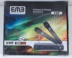 Emb EBM10W Professional Dual Vhf Wireless Handheld Microphone System. Fixed Price $28.45.