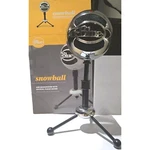 Blue Snowball Usb Microphone - Brushed Aluminum. Fixed Price $39.00.