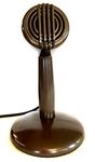 1940S Astatic Brand Brown Bullet Microphone With Stand & Cord Model #C-2644 Used. Fixed Price $89.99.