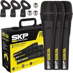 (3 Pack) Skp Audio PRO-33K Professional Dynamic Cardioid Microphones Kit. Fixed Price $49.99.