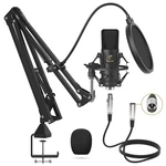 Tonor Xlr Condenser Microphone, Professional Cardioid Studio TC20, Silver. Fixed Price $90.99.