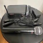 Phenyx Pro PTU-51 Wireless Microphone System With Receiver, Mic, And Cables. Fixed Price $49.99.