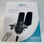 Movo VSM-7 Large Diaphragm Xlr Studio Cardioid Condenser Microphone. Fixed Price $110.00.