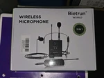 Bietrun Wireless Microphone Headset System 3 In 1 Model WXM07 / Open Box. Fixed Price $25.00.