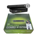 Shure BLX24 PG58 Vocal System W/BLX4 Wireless Receiver Handheld Transmit. Fixed Price $131.31.