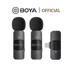 Boya BY-V2 Wireless Lavalier Microphone For Iphone & Ipad (lightning Connector). Fixed Price $89.00.
