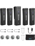 Boya BY-W4 Wireless Lavalier Microphones For Cameras Camcorder Dslr Computer. Fixed Price $140.00.