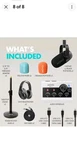 Movo Podpro-th Tabletop Portable Podcasting Bundle With Headphones. Fixed Price $325.00.