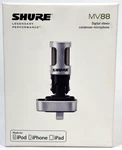 Shure MV88 Digital Wired Stereo Condenser Microphone Lightning Connector New Nib. Fixed Price $129.75.