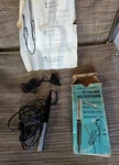 Vtg Realistic MC-1000 Dynamic Microphone Desk Stand Lavalier Original Box. Fixed Price $5.95.