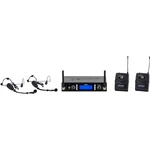 Gemini UHF6200HL Dual Headset With Detachable Lavalier Wireless System. Fixed Price $149.95.