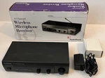 Radio Shack Wireless Microphone Receiver 32-1250 900 Mhz 8-CHANNEL. Fixed Price $20.00.