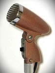 Rare 1950'S Lesa (geloso Model 61) Italian Dynamic Microphone, Working W/stand. Fixed Price $155.00.